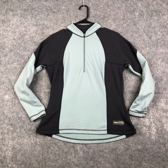 REI Polartec ¼ Zip Pullover Sweater Women's Large Colorblock Outdoors Warmth - Picture 1 of 10